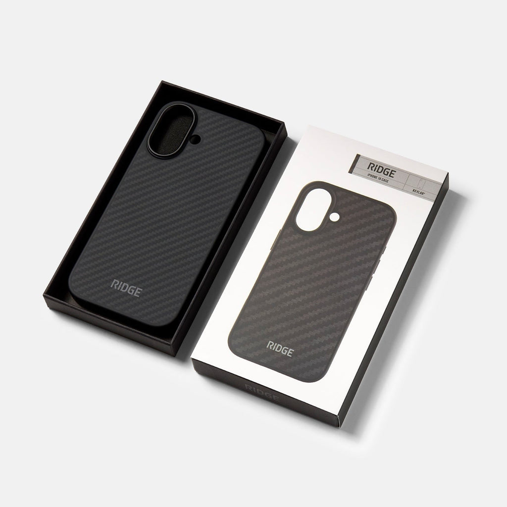 Ridge Phone Case - Carbon - iPhone 16