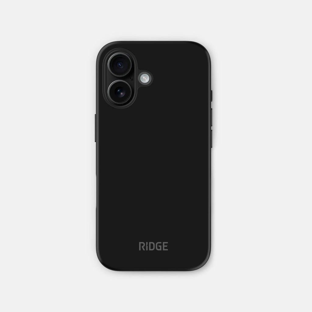 Ridge Phone Case - Matte Black - iPhone 16