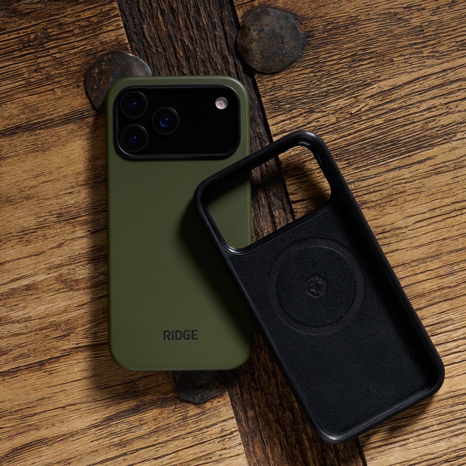 Ridge Phone Case - Matte Olive - iPhone 17 Pro Max