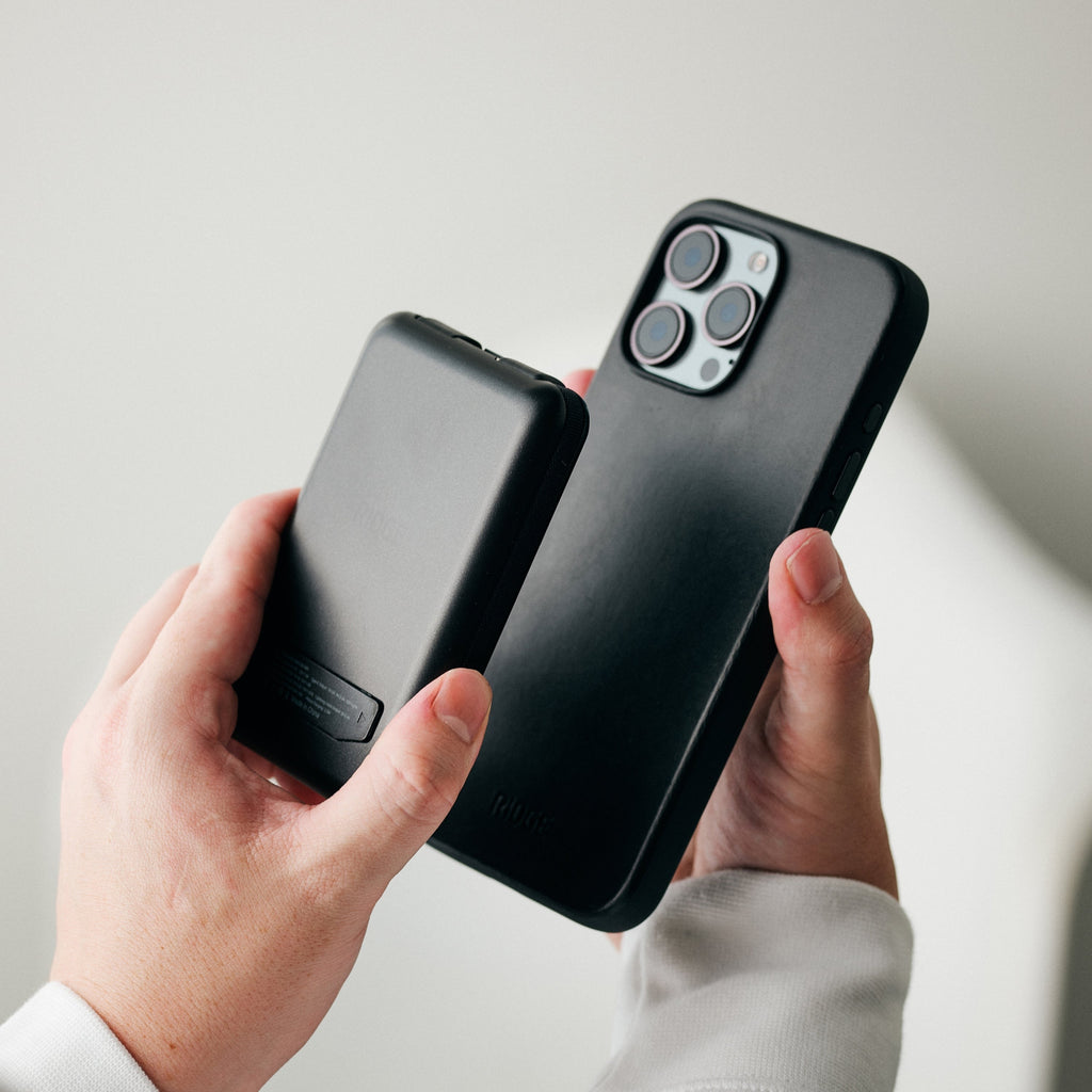 Ridge Power Bank - 10k mAh - Matte Black
