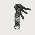 Ridge KeyCase - Mr Doodle