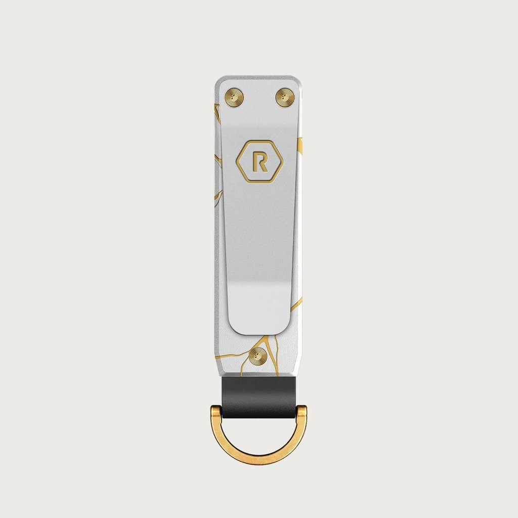 Ridge KeyCase - Kintsugi - White