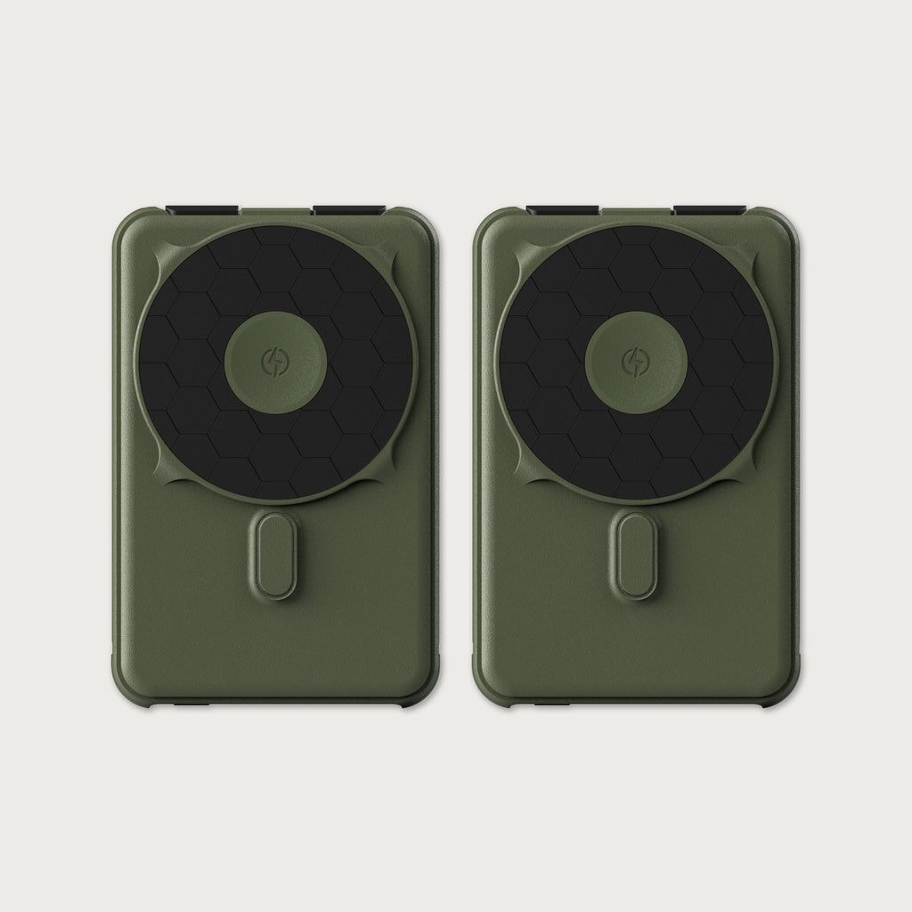Ridge Power Bank - 10k mAh Bundle - Matte Olive - 2-Pack