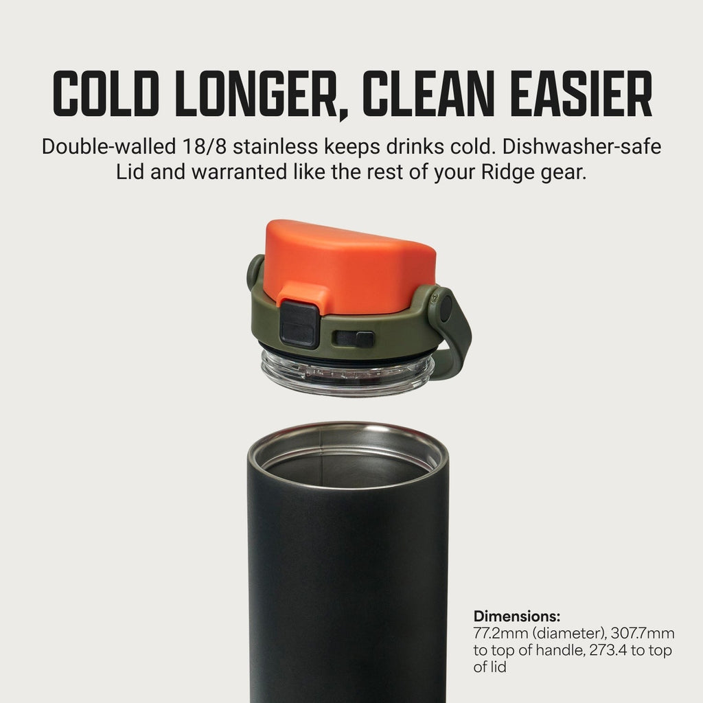 Ridge 24oz Water Bottle - Founder Spec