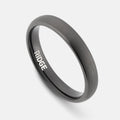 4mm Rounded Ring Set - Gunmetal