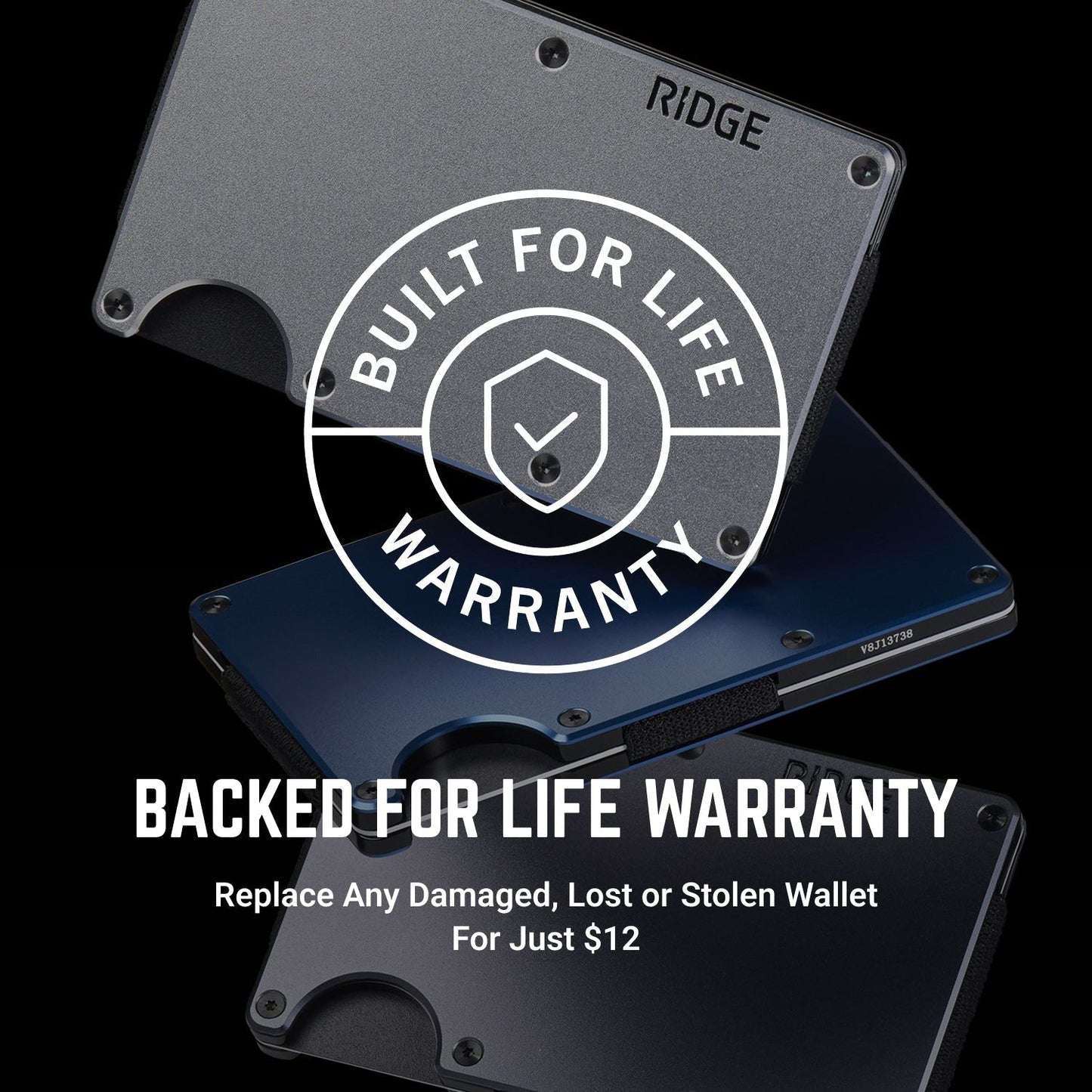 Ridge Wallet - Stars & Stripes - Stealth