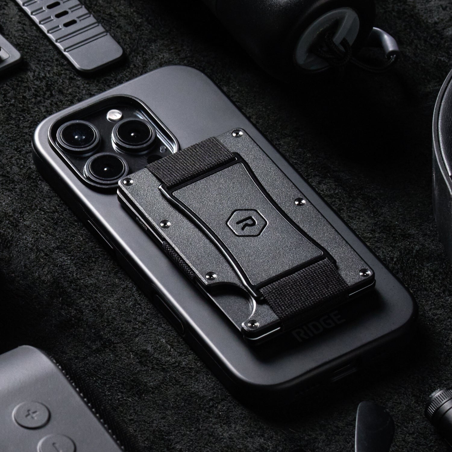 Ridge Wallet For MagSafe - Matte Black