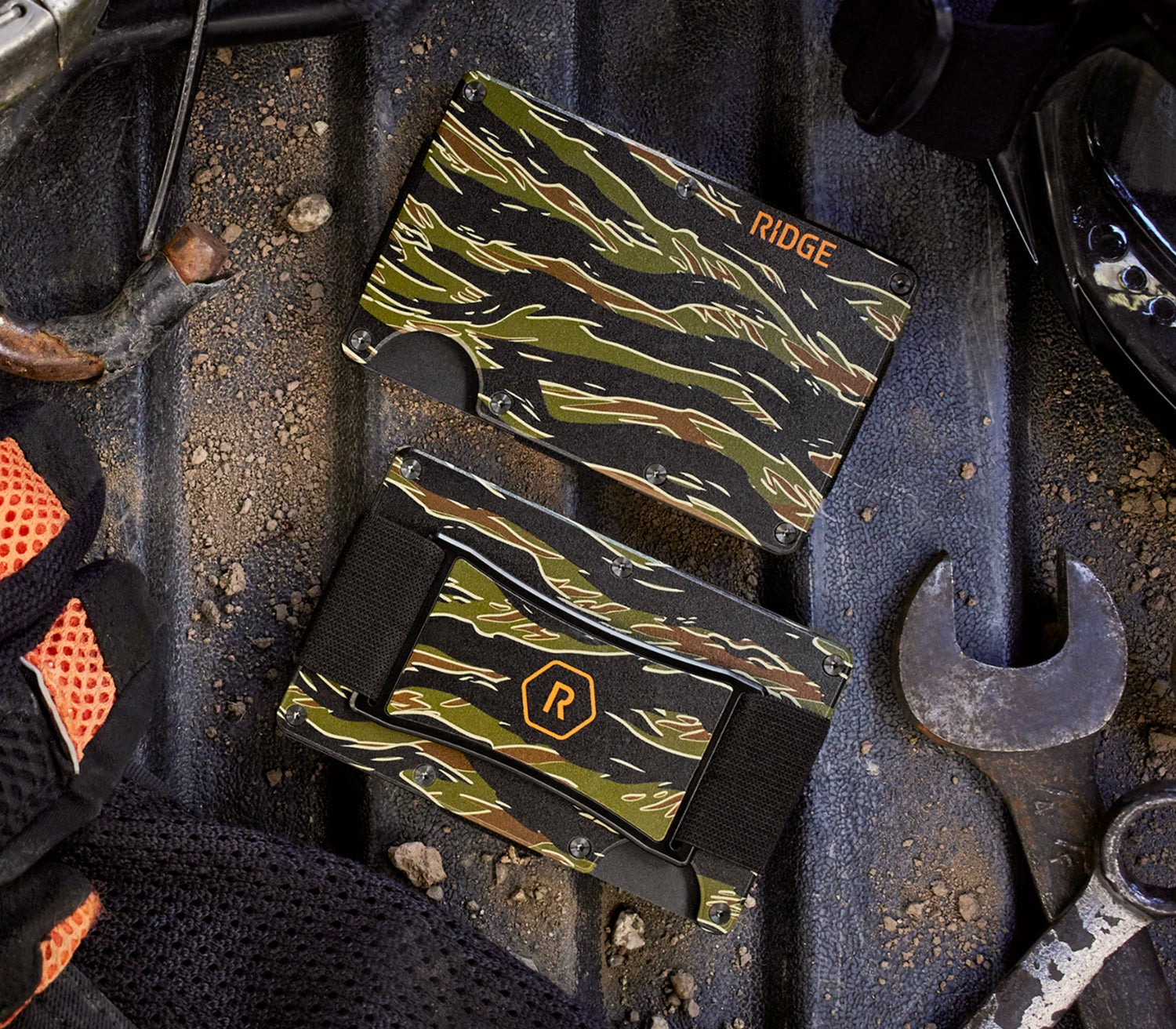 Ridge Wallet - Tiger Stripe