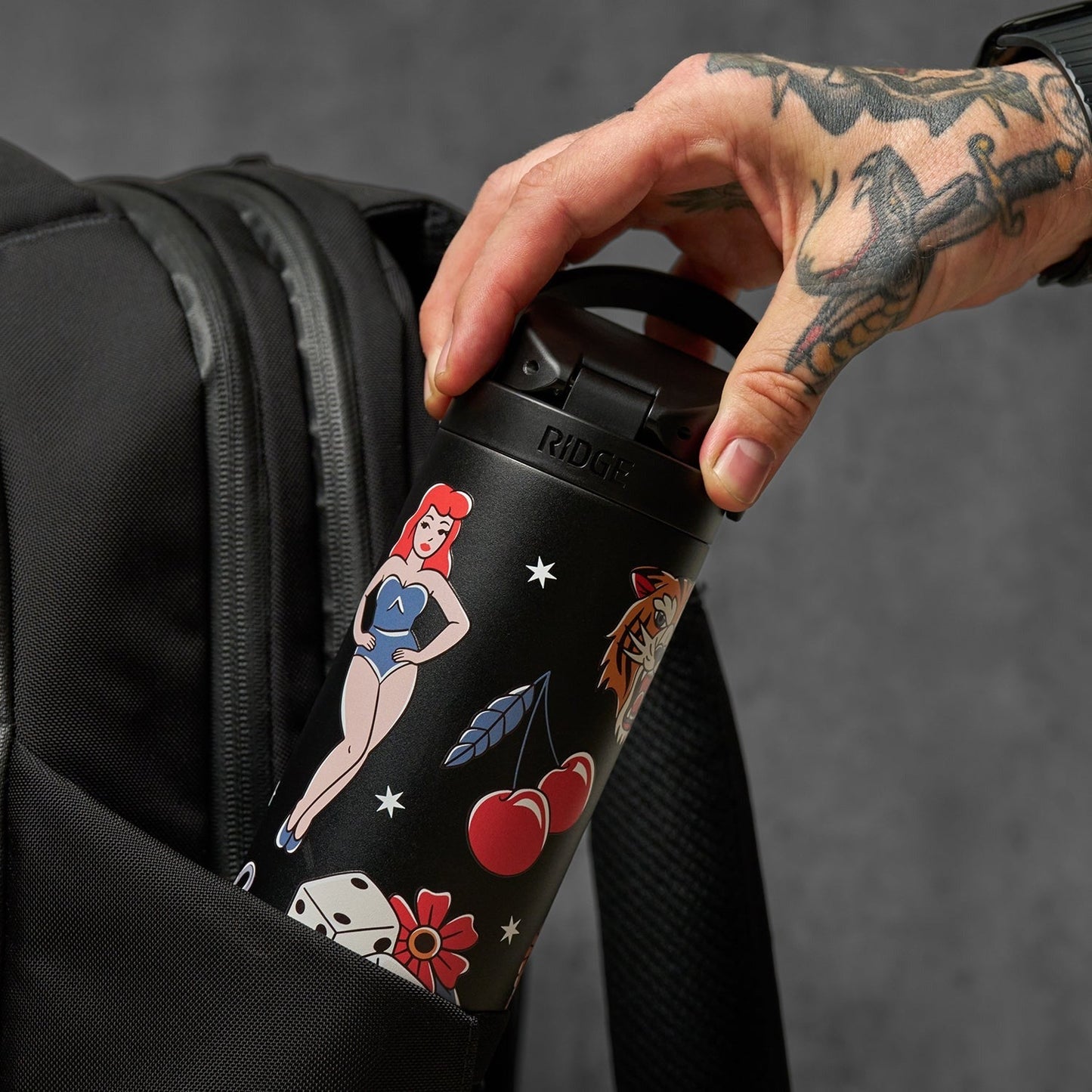 Ridge 24oz Water Bottle - American Traditional