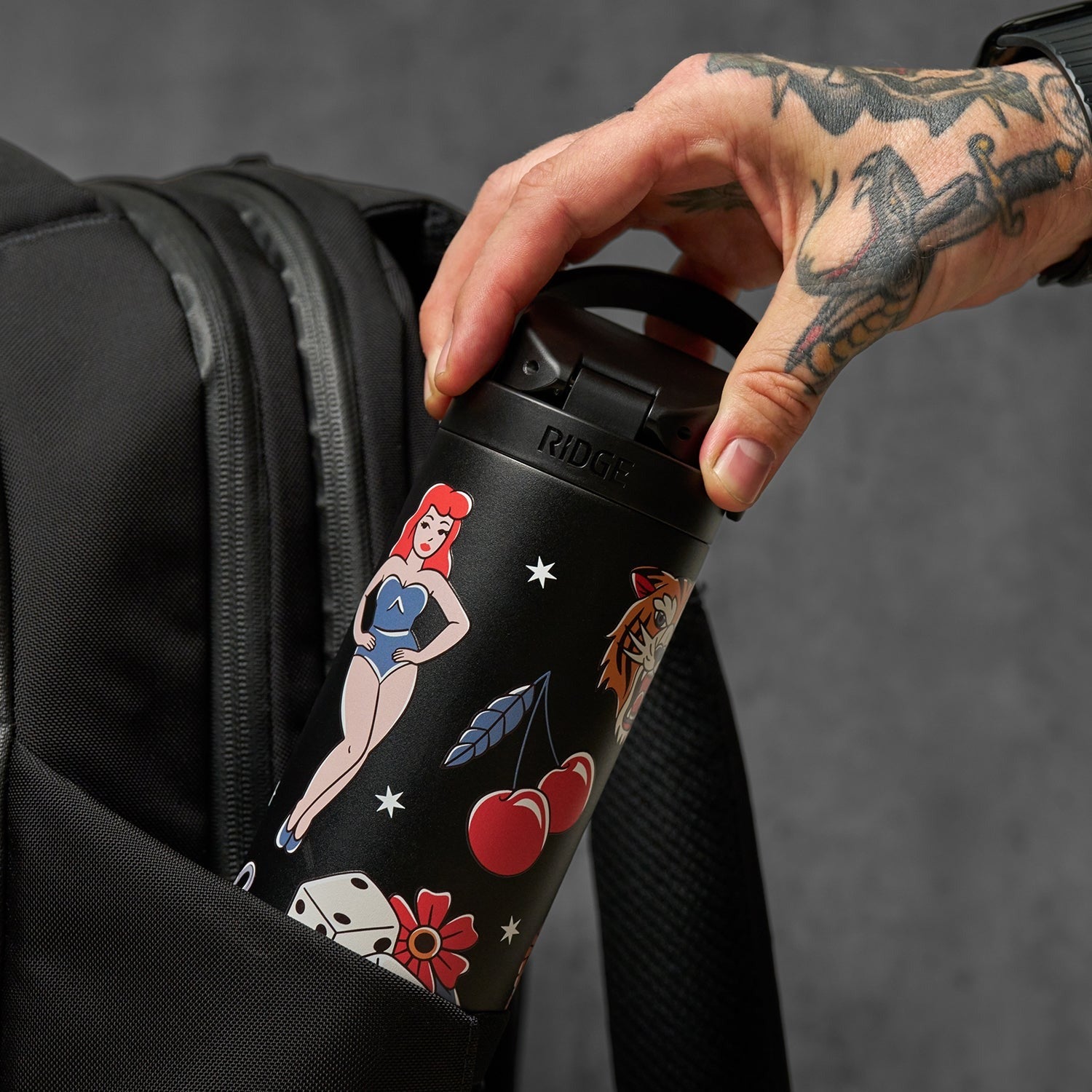 Ridge 24oz Water Bottle - American Traditional