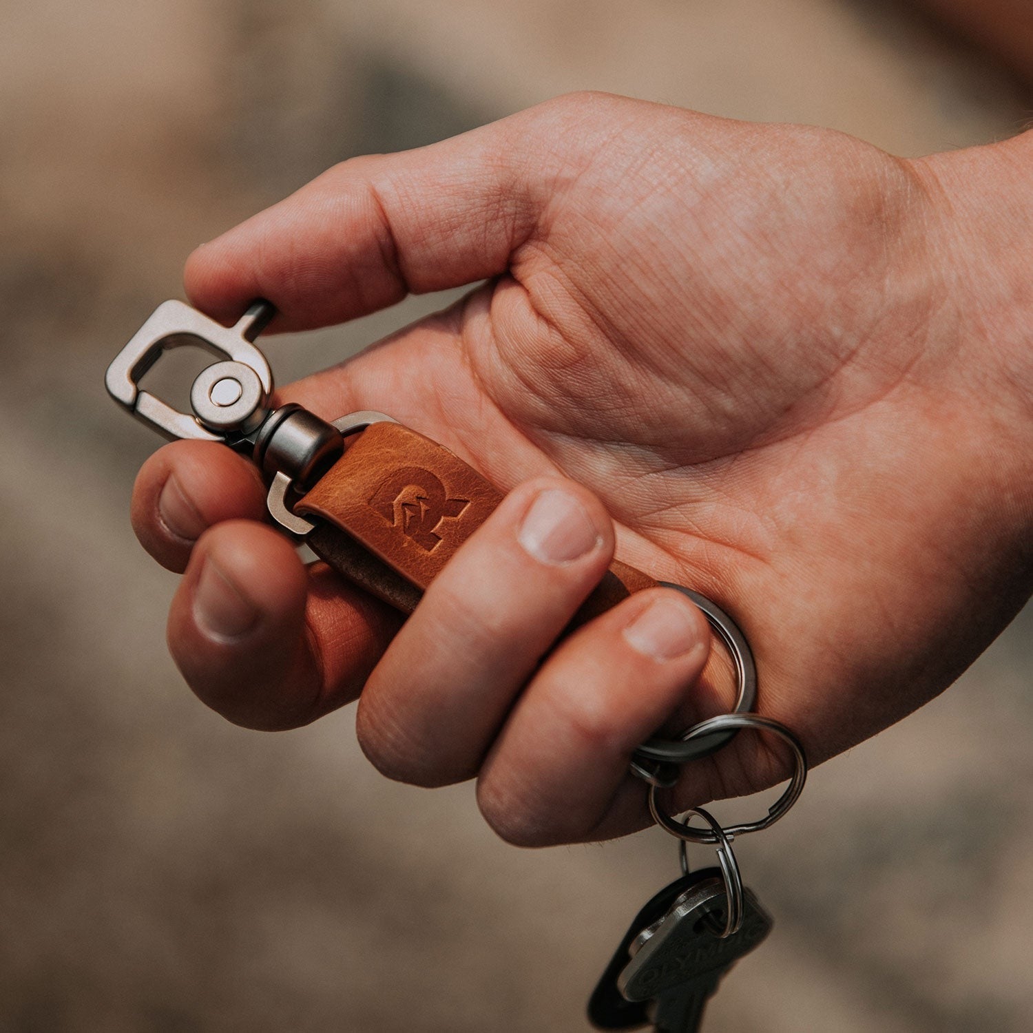Ridge KeyCase Accessory - Leather Keychain