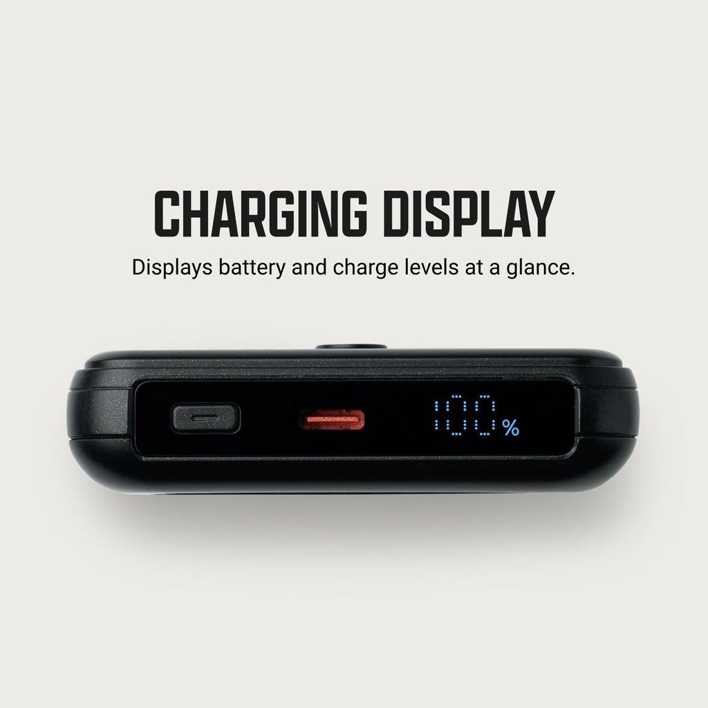 Ridge Power Bank - 10k mAh - Matte Black