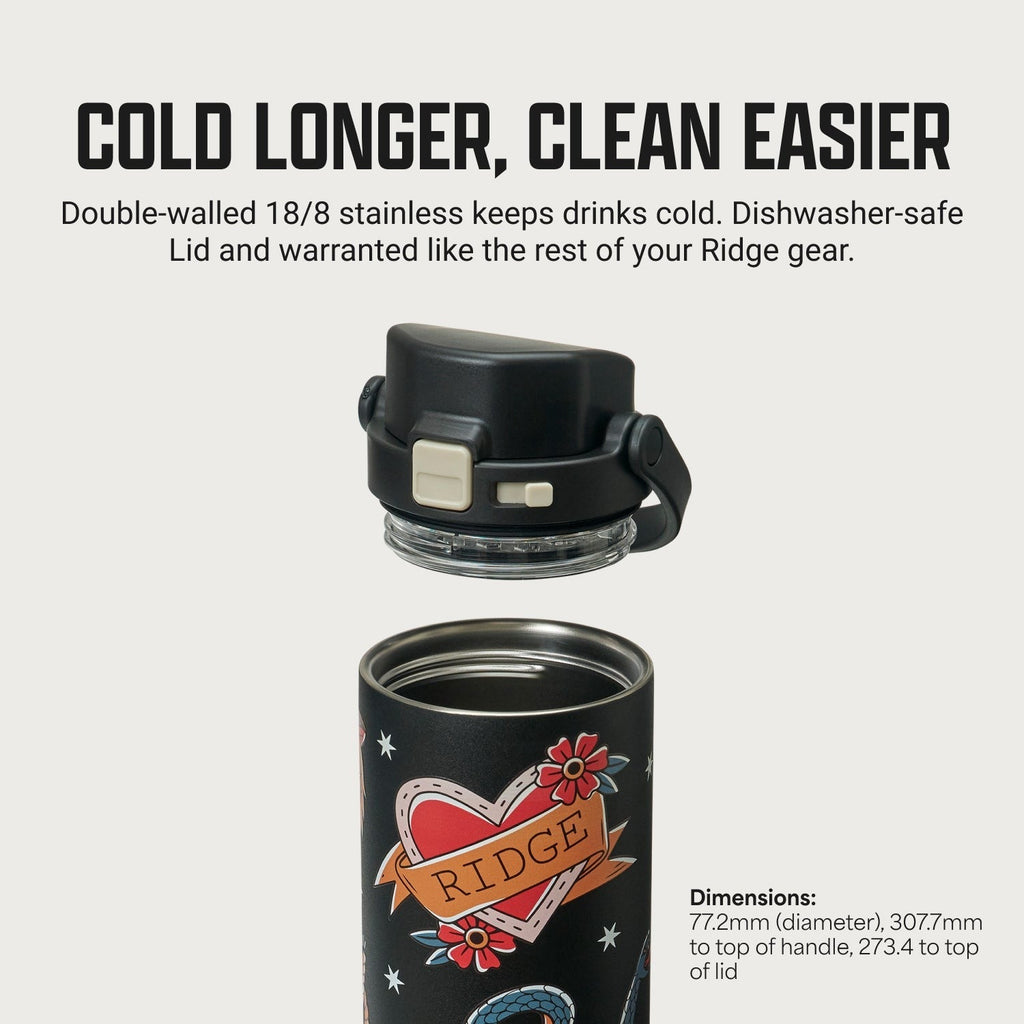 Ridge 24oz Water Bottle - American Traditional