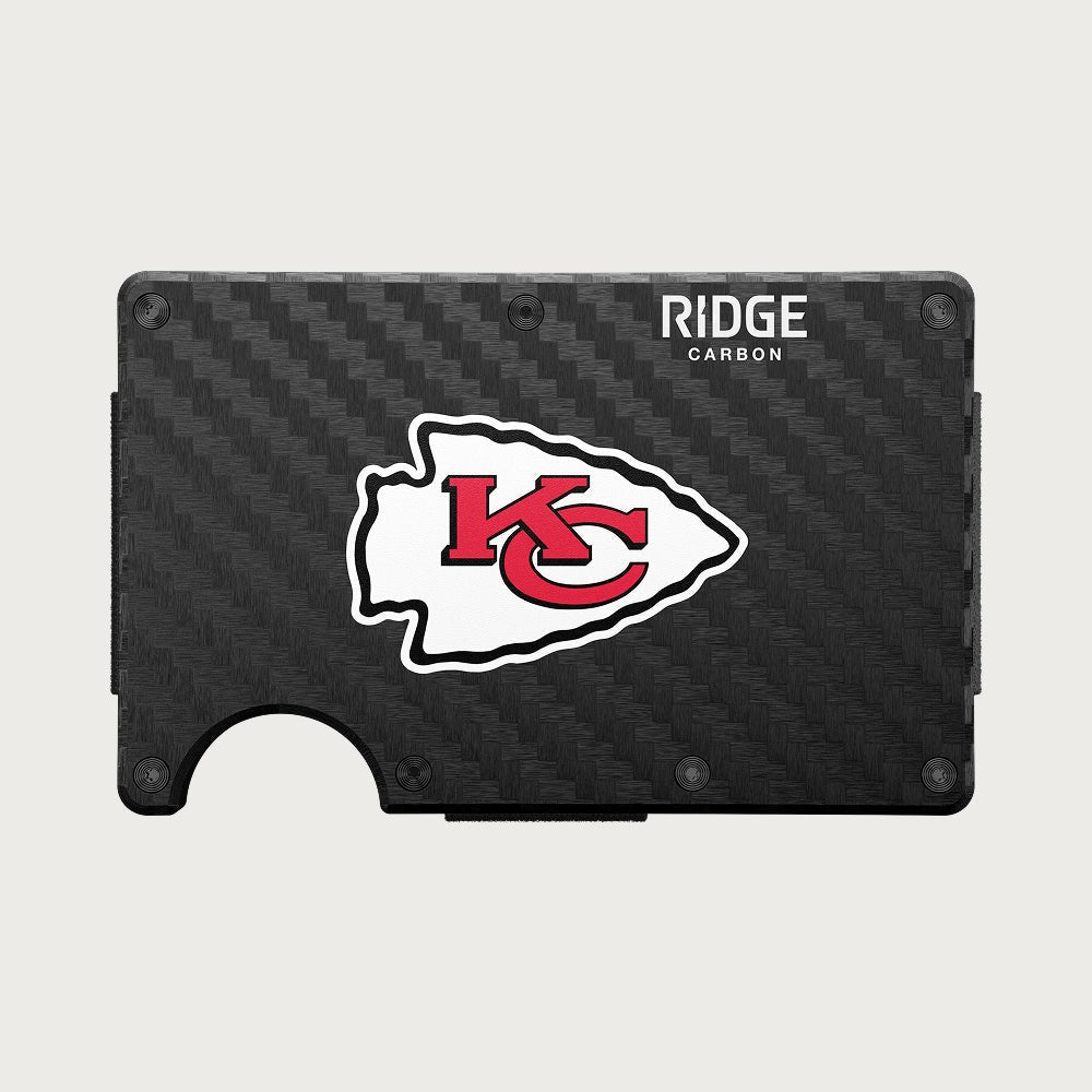 Ridge Wallet - Kansas City Chiefs - Carbon Fiber 3k