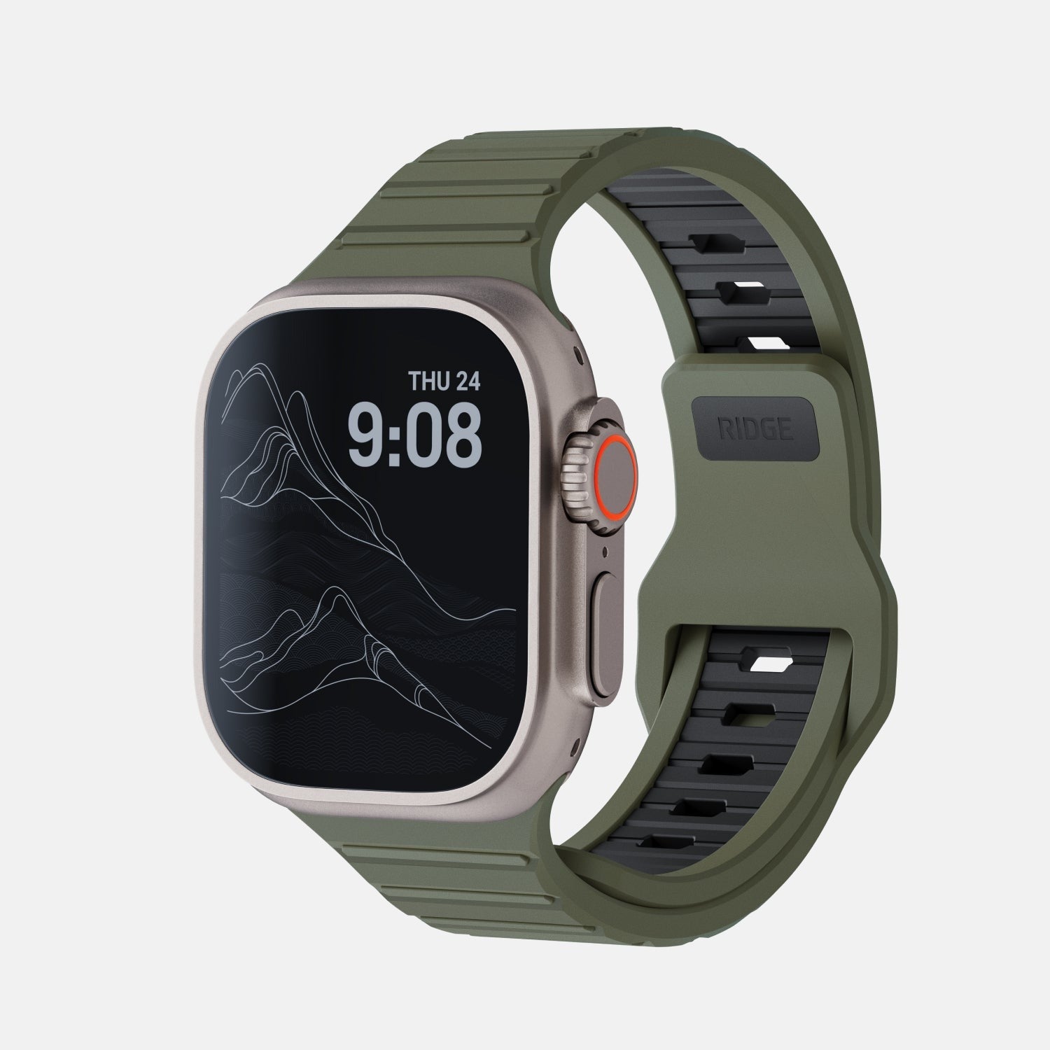 Everyday Watch Strap - Matte Olive - Ultra/46mm