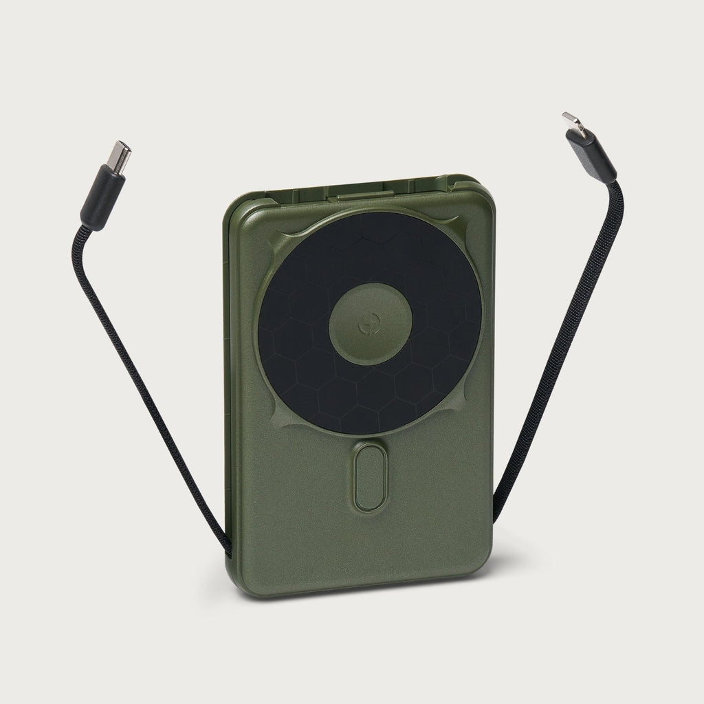 Ridge Power Bank - 10k mAh - Matte Olive