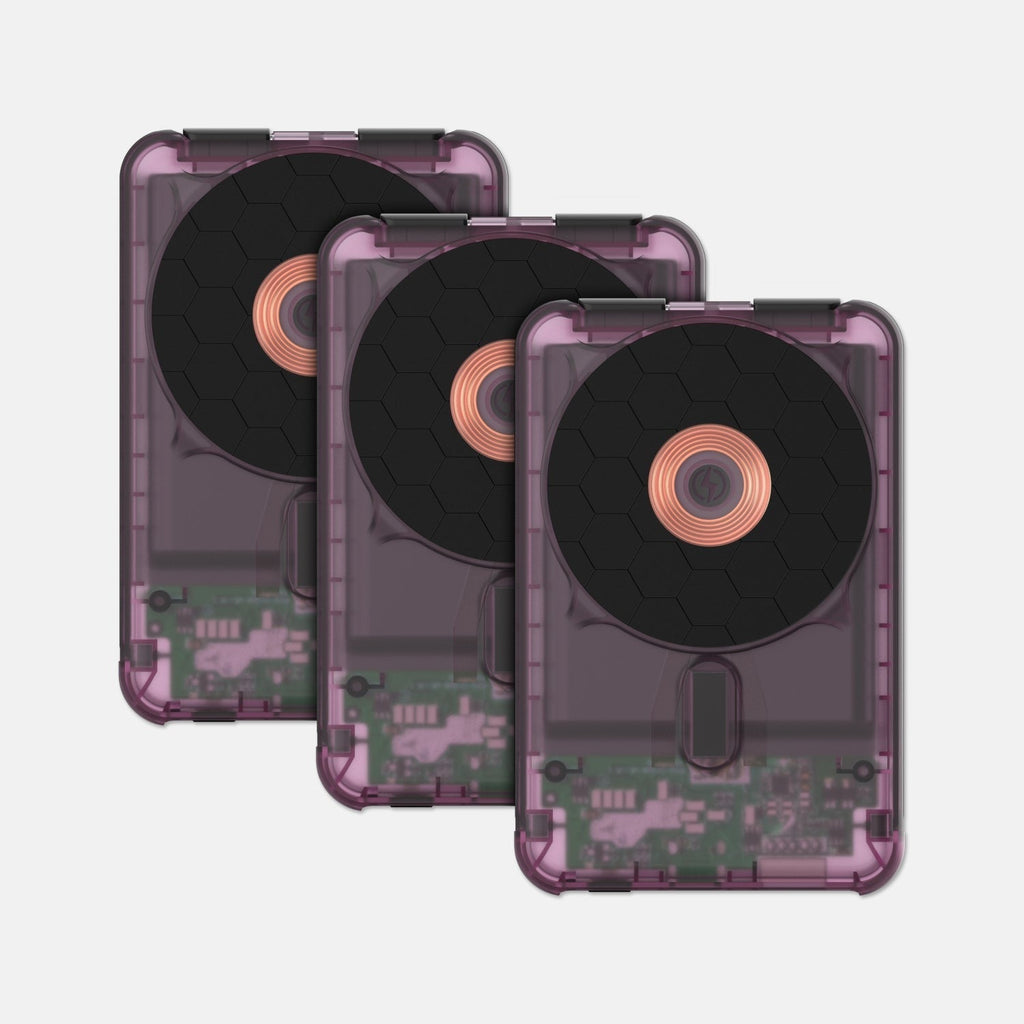 Ridge Power Bank - 10k mAh Bundle - Atomic Purple - 3-Pack