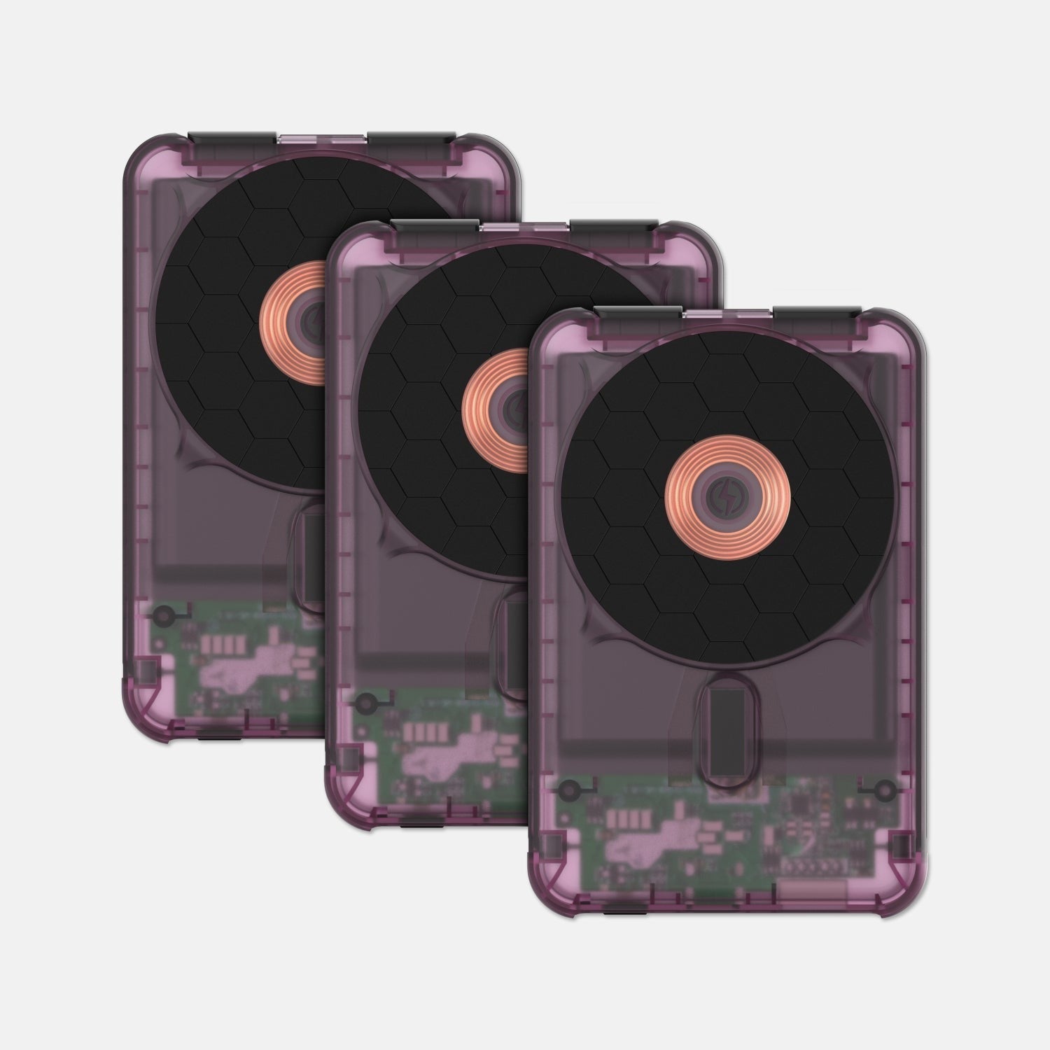 Ridge Power Bank - 10k mAh Bundle - Atomic Purple - 3-Pack