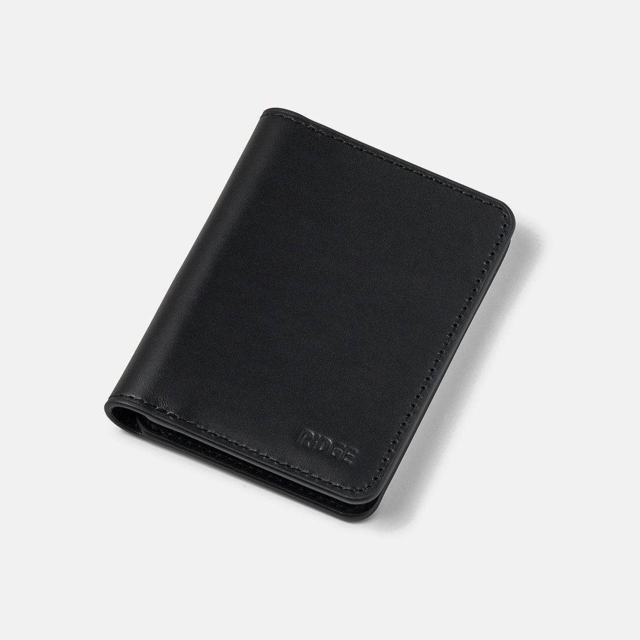 Daily Writer Kit - Bifold - Midnight Black Leather