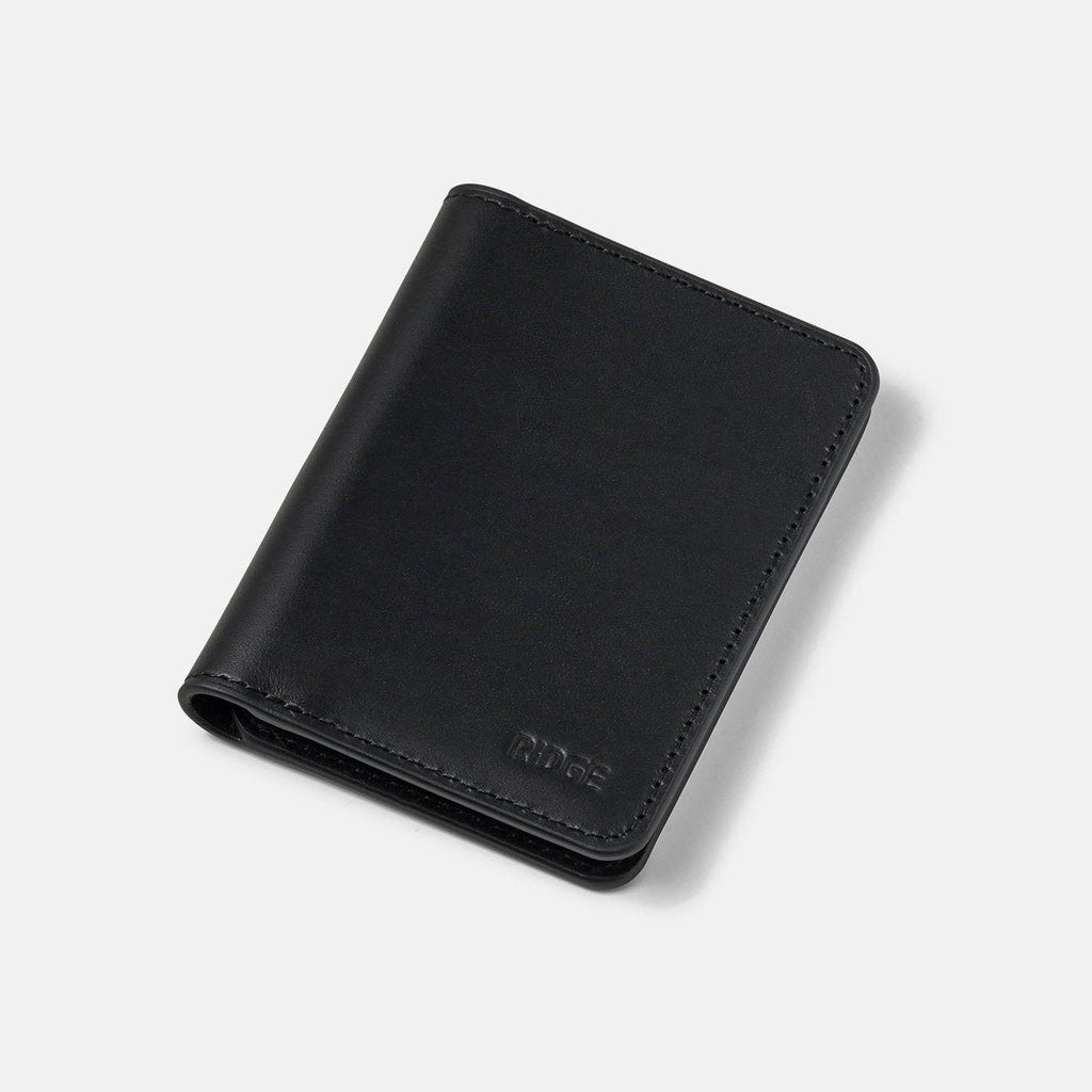 Daily Writer Kit - Bifold - Midnight Black Leather
