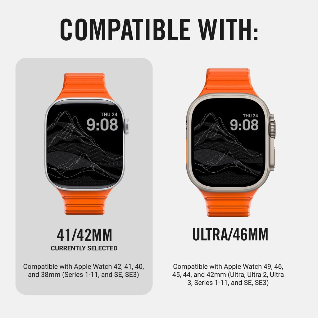 Everyday Watch Straps - Basecamp Orange - 41/42mm