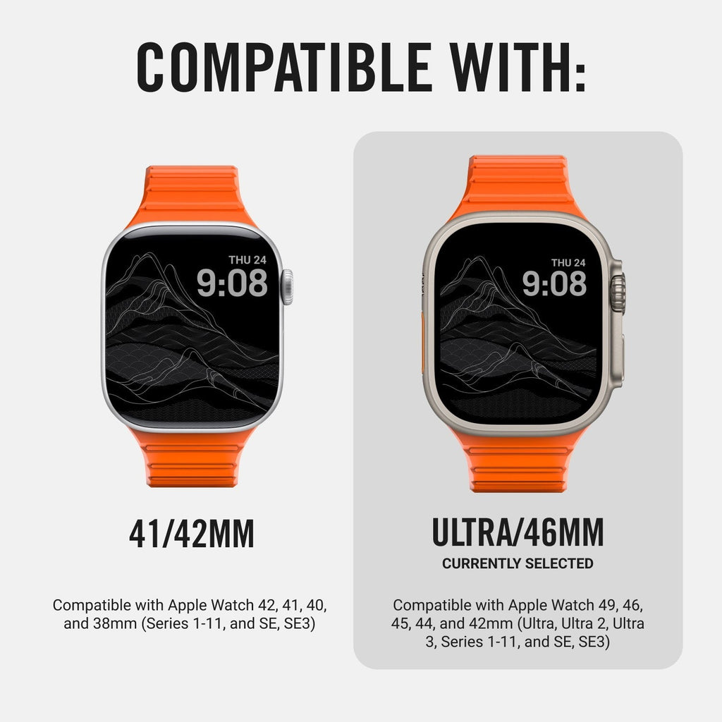Everyday Watch Straps - Basecamp Orange - Ultra/46mm