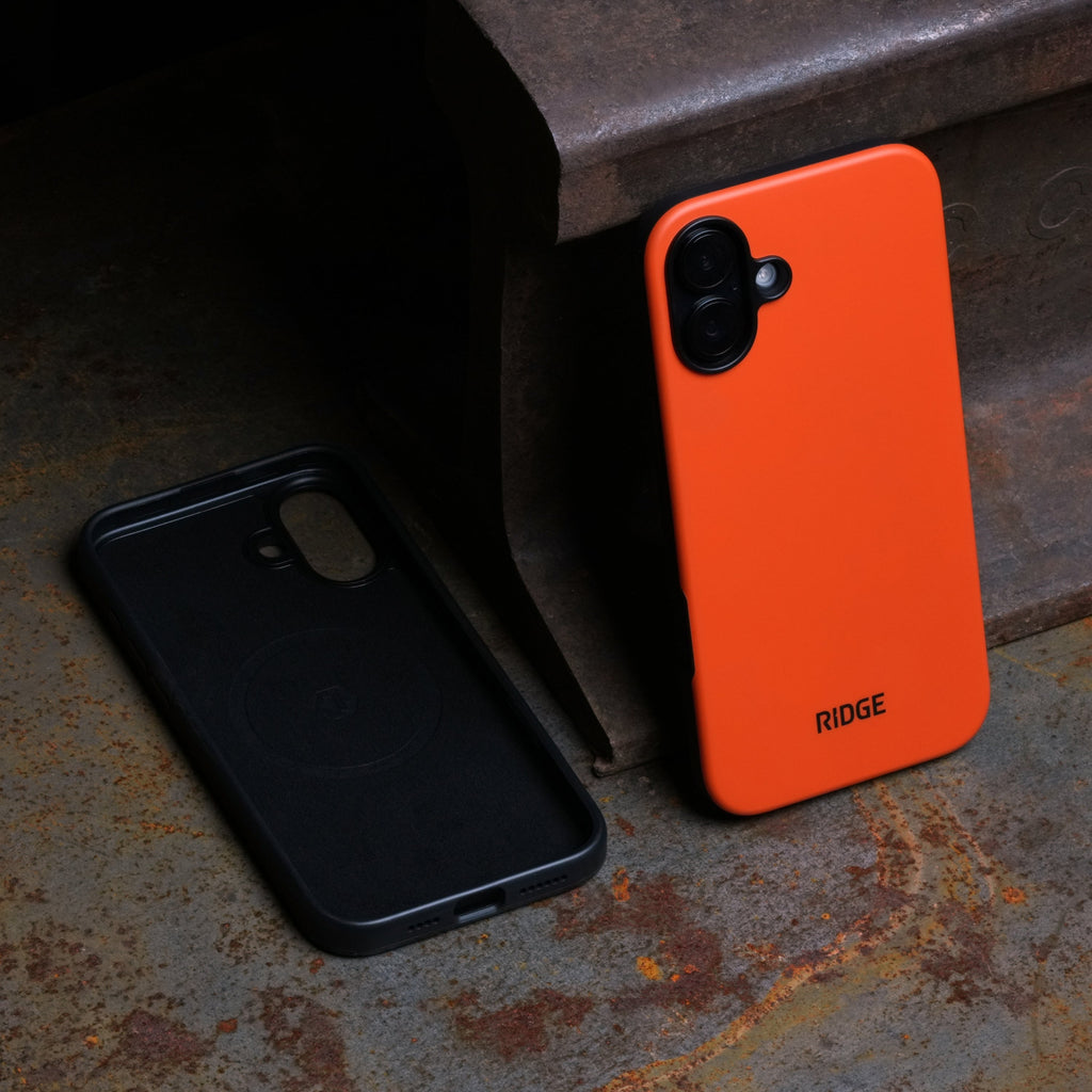 Ridge Phone Case - Basecamp Orange - iPhone 16 Plus