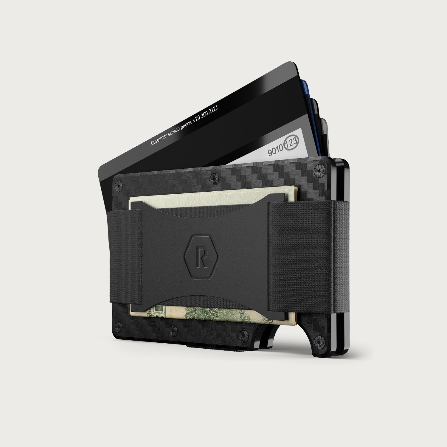 Ridge Wallet - Miami Dolphins - Carbon Fiber 3k