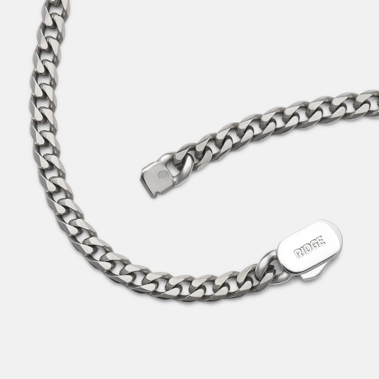 5mm Curb Chain - Titanium - 20"