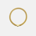 6mm Curb Bracelet - 18K Gold - Large