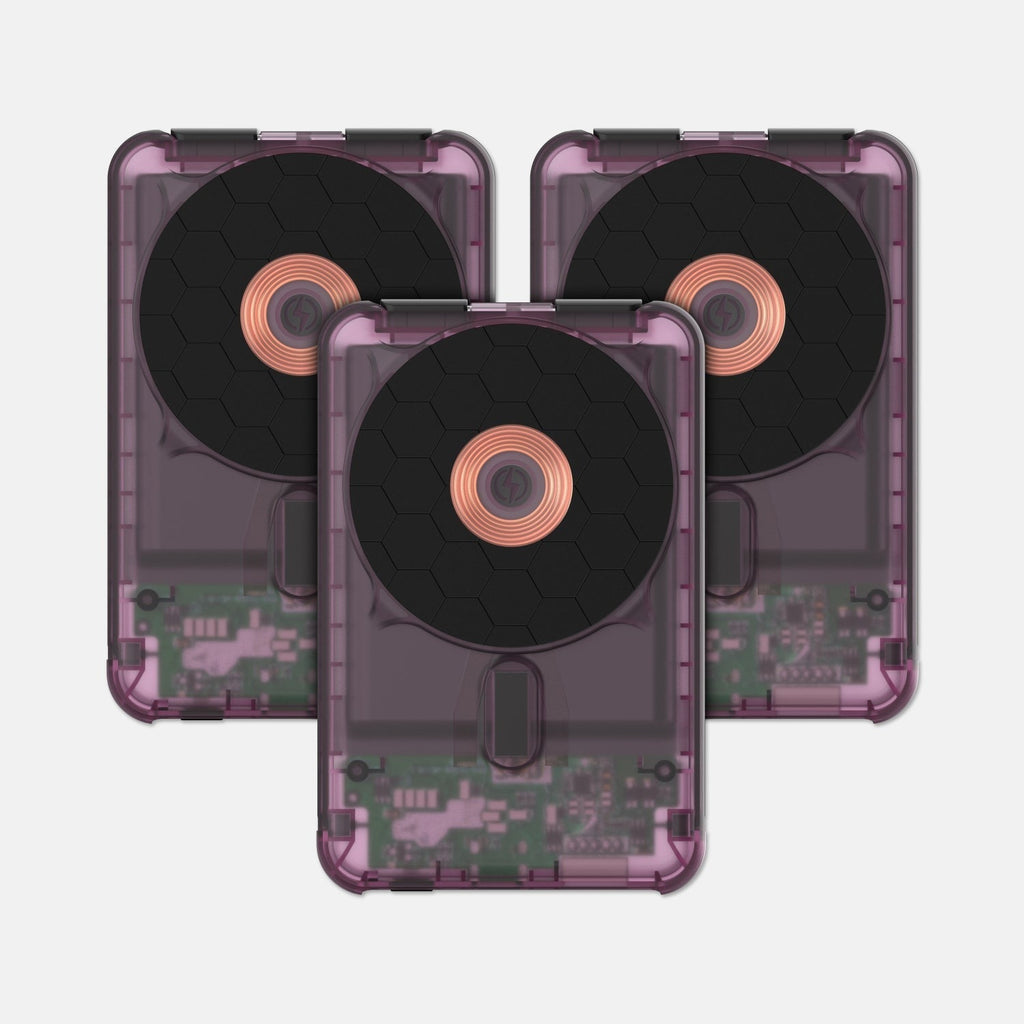 Ridge Power Bank - 10k mAh Bundle - Atomic Purple - 3-Pack