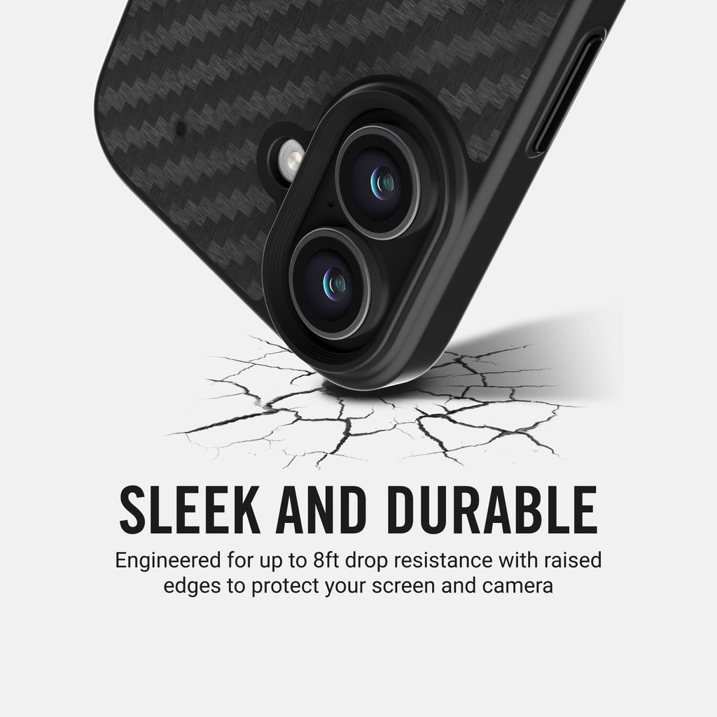 Ridge Phone Case - Carbon - iPhone 17
