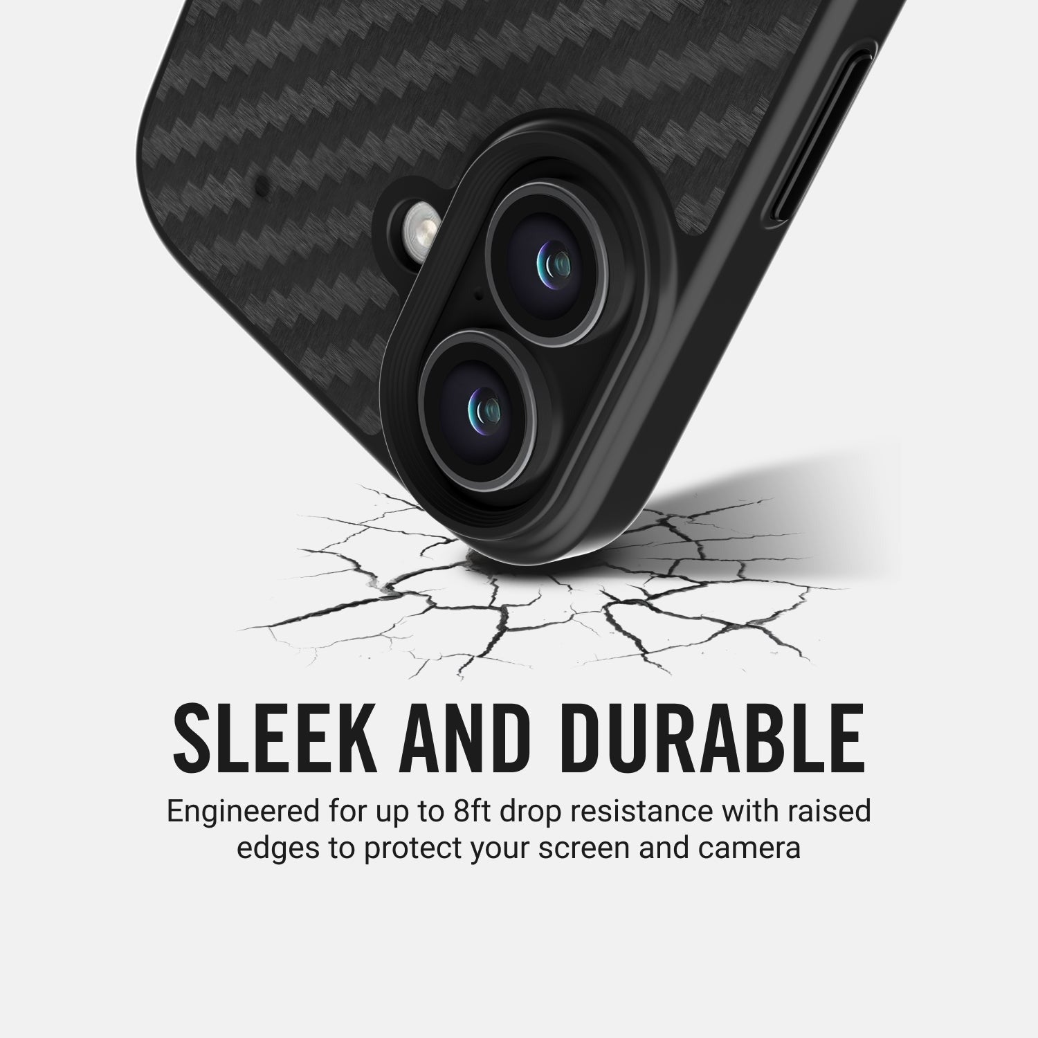 Ridge Phone Case - Carbon - iPhone 17