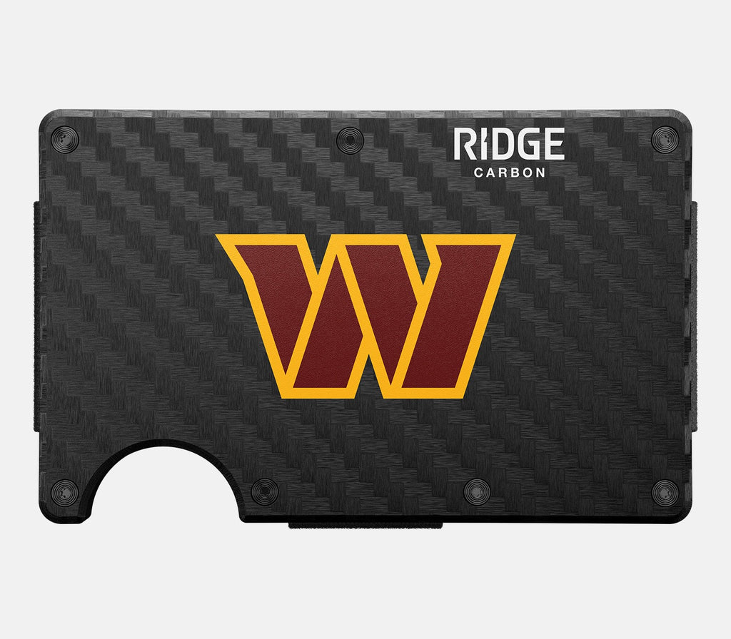 Ridge Wallet - Washington Commanders - Carbon Fiber 3k