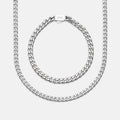 Curb Chain Kit - Platinum - Large