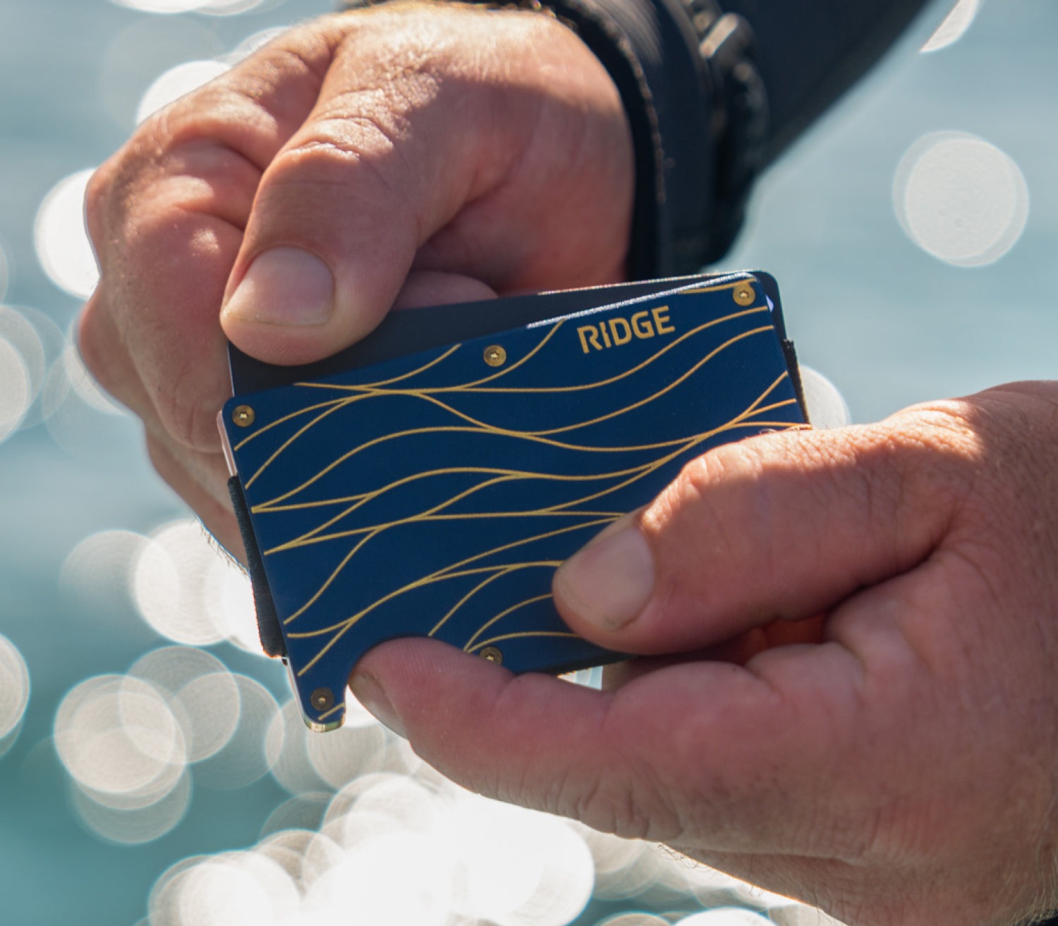 Ridge Wallet - Gold Horizon