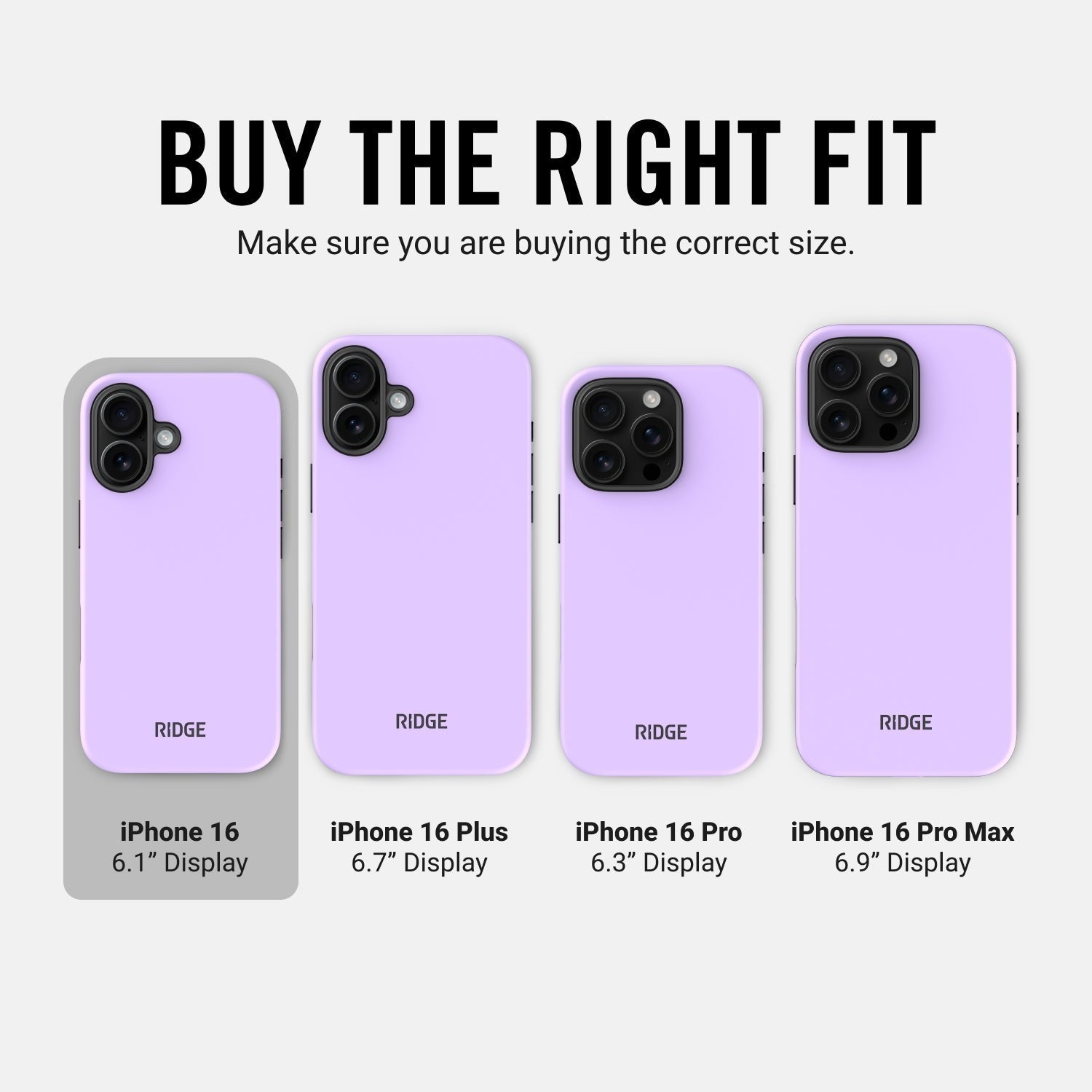 Ridge Phone Case - Lavender - iPhone 16