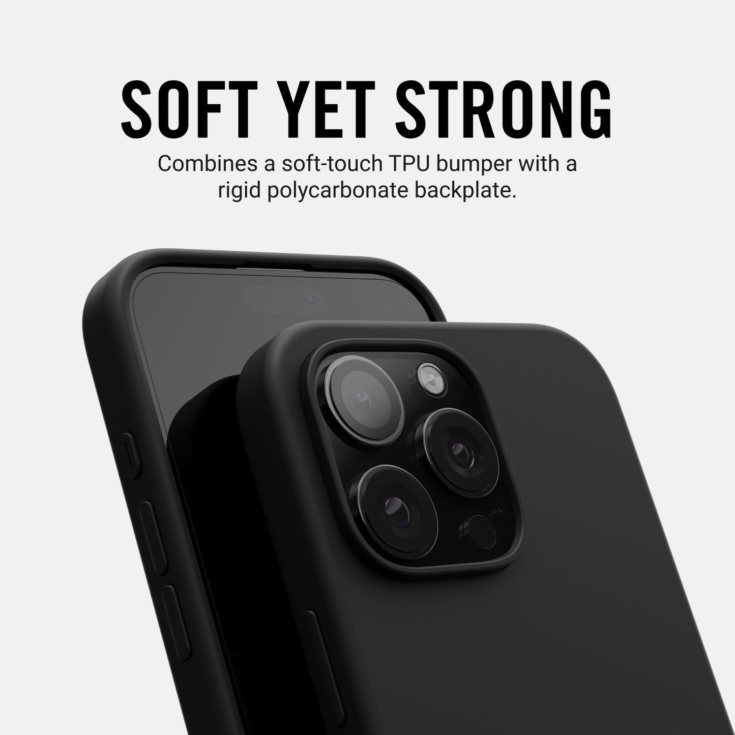 Ridge Phone Case - Matte Black - iPhone 16