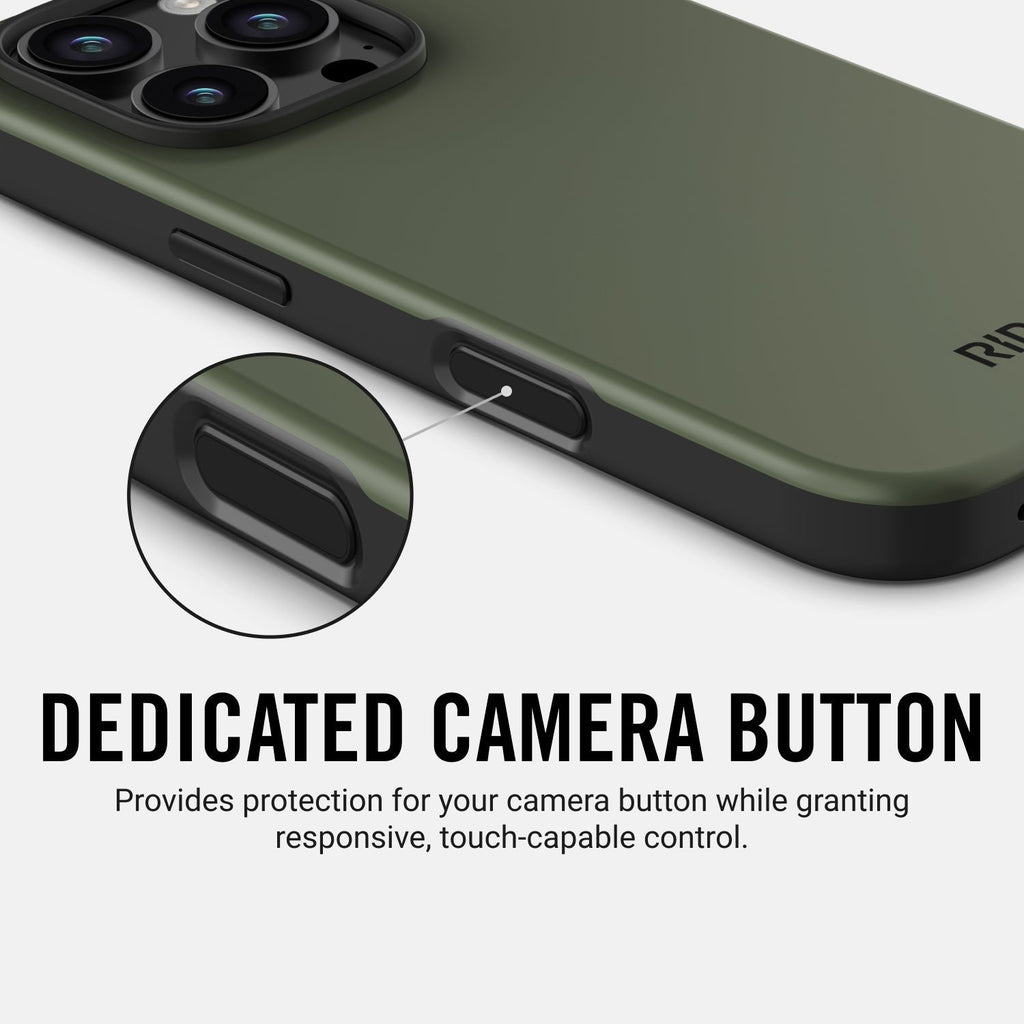 Ridge Phone Case - Matte Olive - iPhone 16 Plus