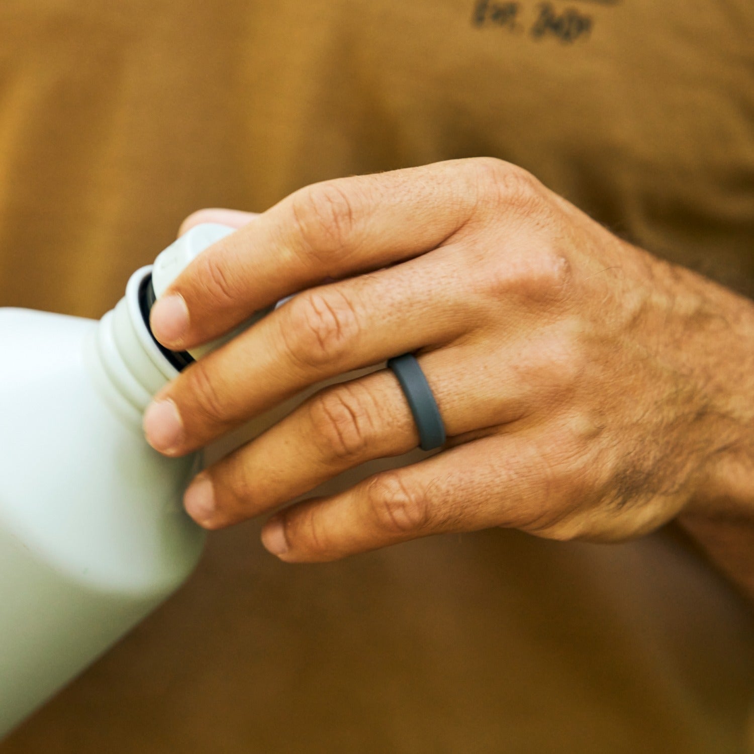 6mm Silicone Ring Set - Gunmetal