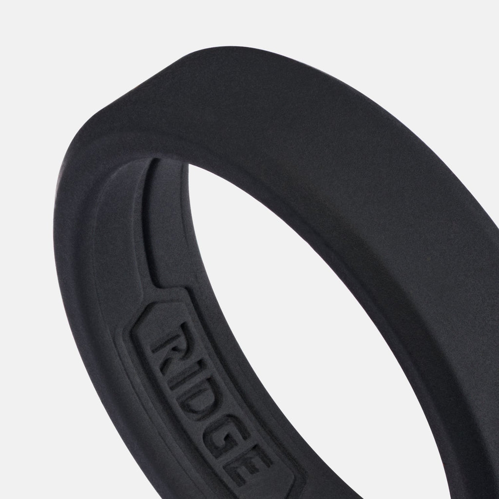 6mm Silicone Ring Set - Royal Black