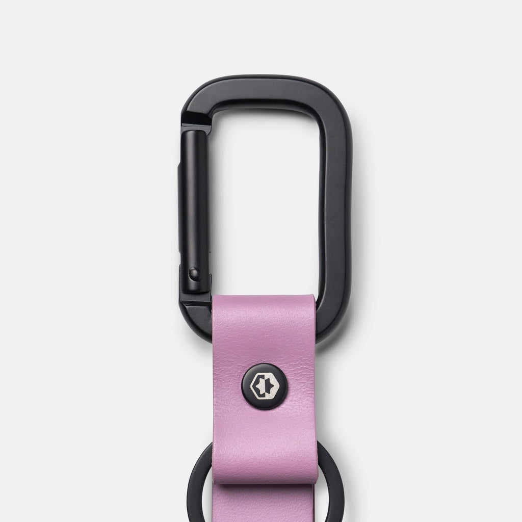 Ridge Keychain - Lilac Leather