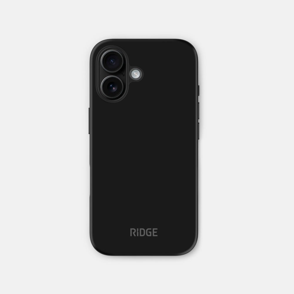 Ridge Phone Case - Matte Black - iPhone 16