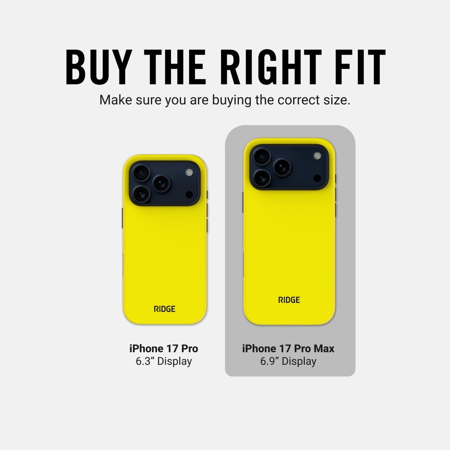 Ridge Phone Case - Hyper Lime - iPhone 17 Pro Max