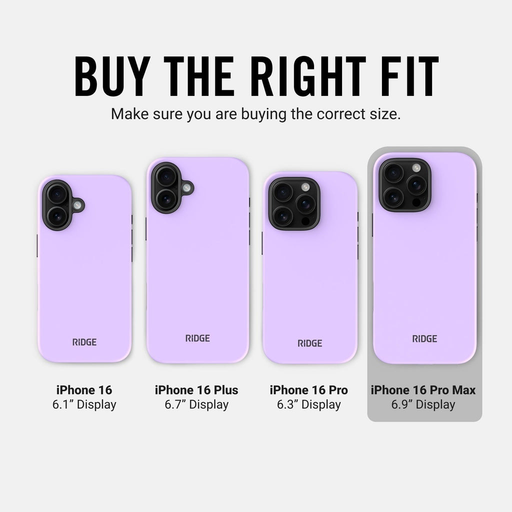 Ridge Phone Case - Lavender - iPhone 16 Pro Max