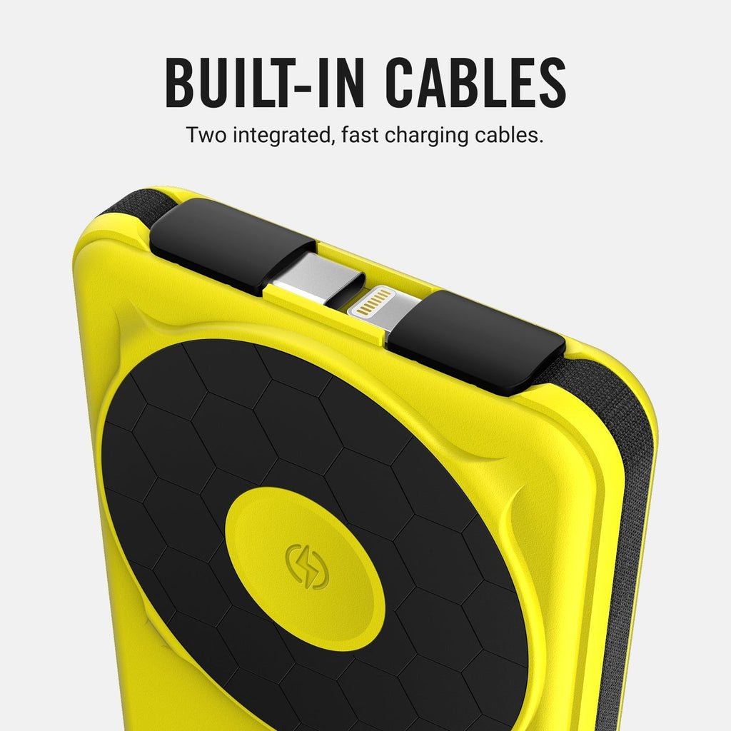 Ridge Power Bank - 10k mAh - Hyper Lime