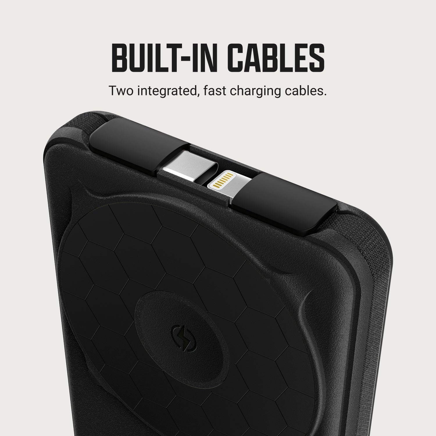 Ridge Power Bank - 10k mAh - Matte Black