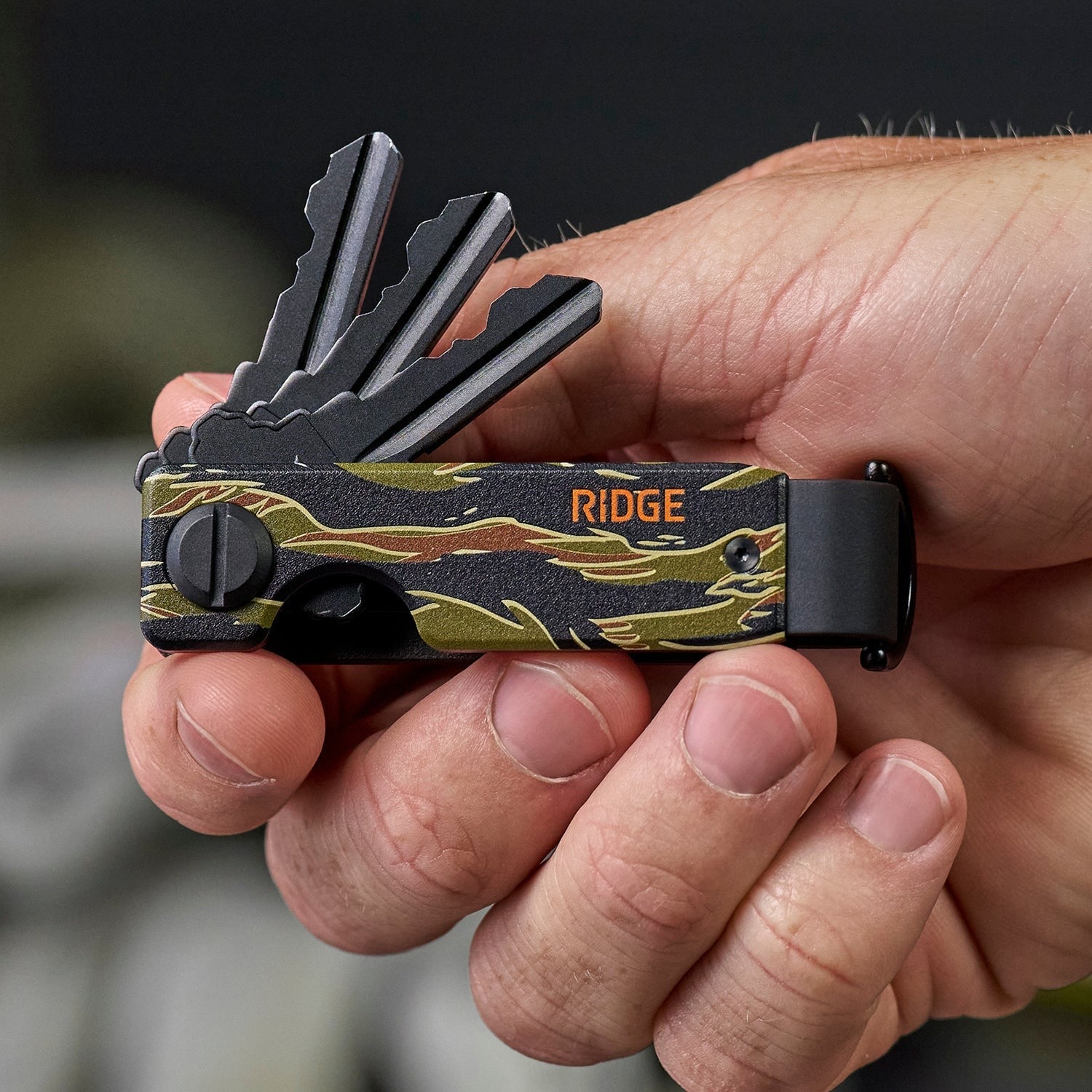Ridge KeyCase - Tiger Stripe