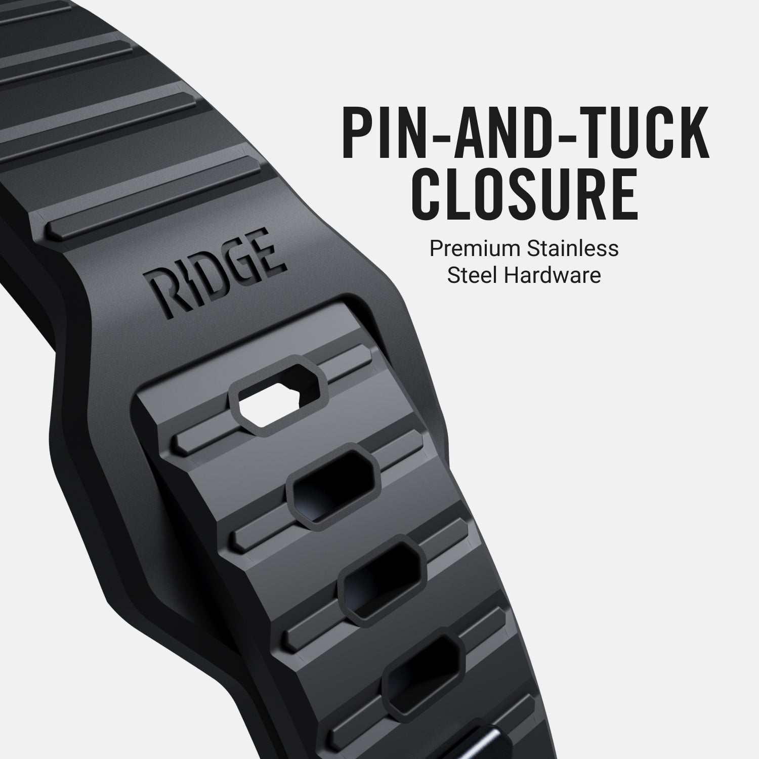 Everyday Watch Straps - Matte Black - 41/42mm