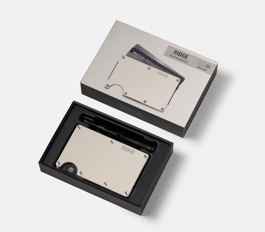 Ridge Wallet - Monaco White